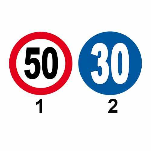 În zona de acțiune a căruia dintre indicatoarele alăturate puteți circula cu o viteză mai mare de 45 km/h?